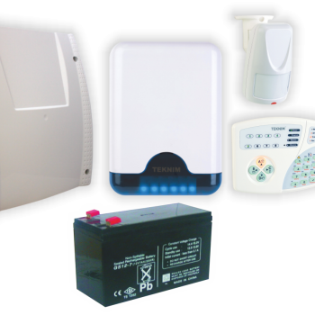 Teknim Vap-404 Pta 4+4 Zone Kablolu Alarm Seti  