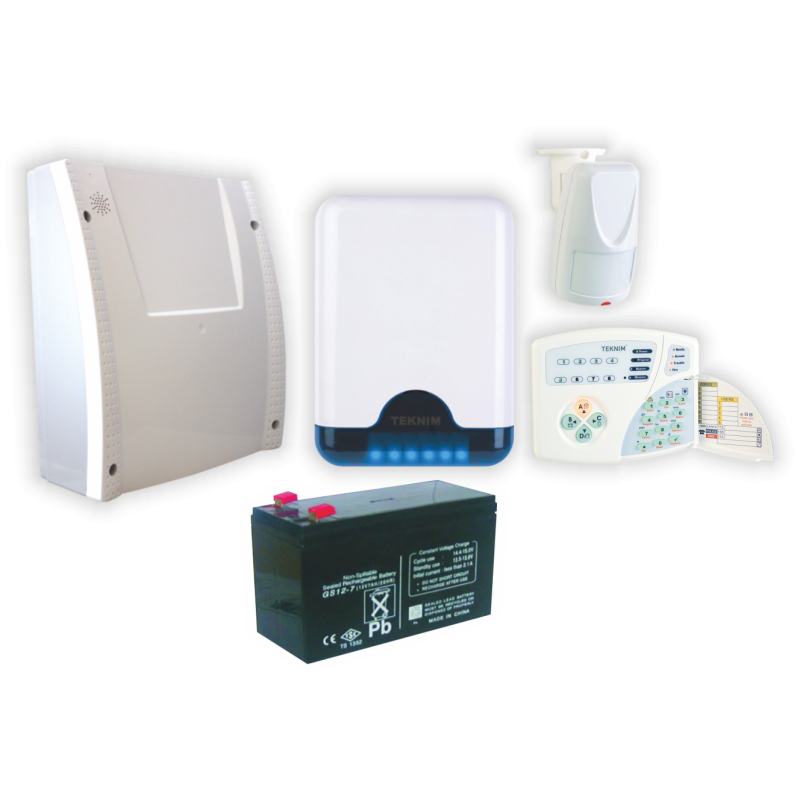 Teknim Vap-404 Pta 4+4 Zone Kablolu Alarm Seti fiyat teklifi al