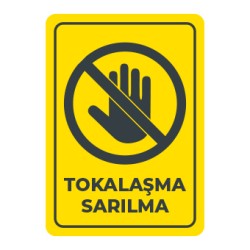 Sosyal Mesafe Tokalasma Sarilma Sticker Sari 