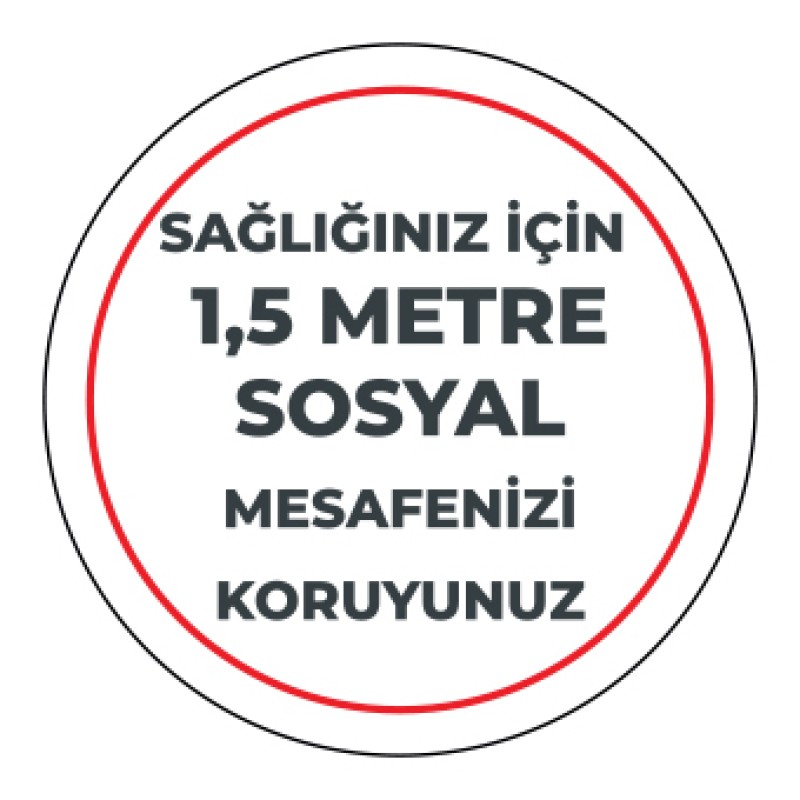 Sosyal Mesafenizi Koruyun fiyat teklifi al