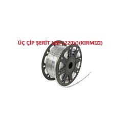 220 Volt Kırmızı 3 Çipli Led 