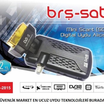Brş-Sat B-2815 Mini Skart Sd Dijital Uydu Alıcısı Tkgs Özellikli  Brş-Sat B-2815 Mini Skart Sd Dijital Uydu Alıcısı Tkgs Özellikli