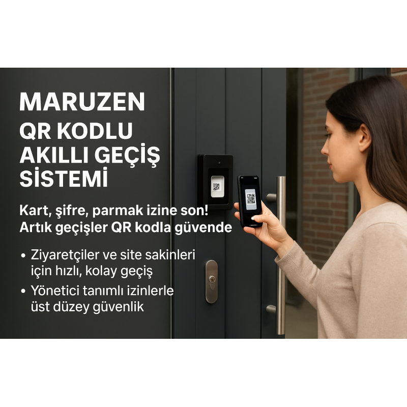 QR Kodlu Akıllı Geçiş Sistemi fiyat teklifi al