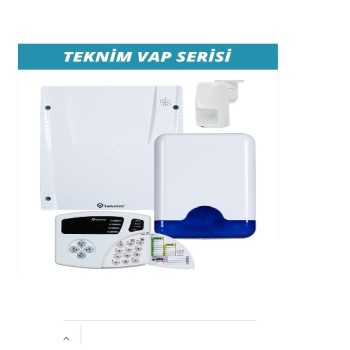 Teknim Vap-404 Pta 4+4 Zone Kablolu Alarm Seti  