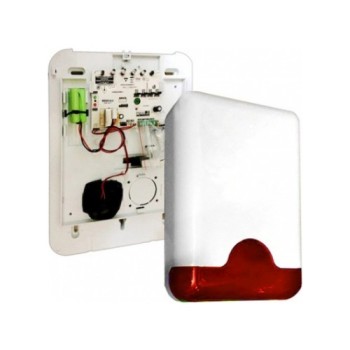 Tekni̇m Vas-741Rx Kirmizi Pencereli̇ Hari̇ci̇ Si̇ren (İç Kapaksiz) 