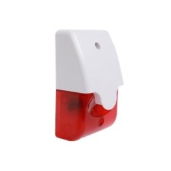 Tos-0103 Dahi̇li̇ Si̇ren. Beyaz Kasa, Kirmizi Flaşör Penceresi̇ 