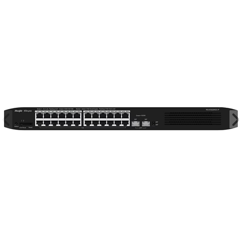 Ruijie Reyee RG-ES226GC-P 24 Port 10/100/1000 Mbps Gigabit Switch fiyat teklifi al