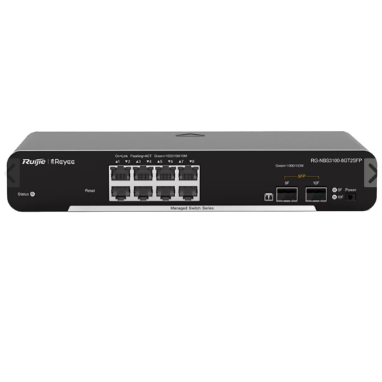 Ruijie RG-NBS3100-8GT2SFP 8 Port 10/100/1000 Mbps Gigabit Switch fiyat