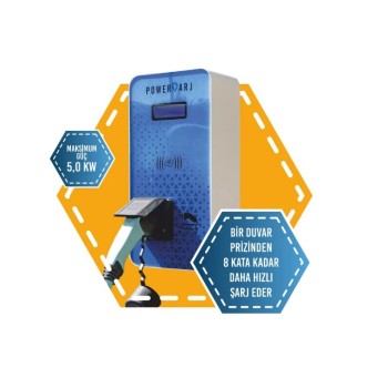 5 Kw Elektrikli Ac Araç Şarj İstasyonu 