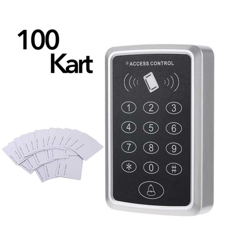 Şifreli Ve Kartli Kapı Kilit Açma Sistemi + 100 Adet Proximity Kart Ile Birlikte perpa fiyat Şifreli Ve Kartli Kapı Kilit Açma Sistemi + 100 Adet Proximity Kart Ile Birlikte fiyat teklifi al
