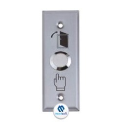 Paslanmaz Metal Kapı Butonu (No/Nc) Ms-401 L 