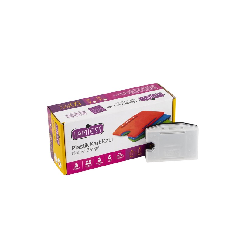 Lamiess  Lms 214 Yatay Plastik Kart Kabı Şeffaf 50'Li perpa fiyat Lamiess  Lms 214 Yatay Plastik Kart Kabı Şeffaf 50'Li fiyat teklifi al