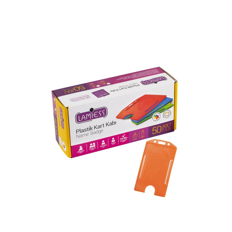 Lamiess  Lms 217 Dikey Plastik Kart Kabı Turuncu 50'Li perpa fiyat Lamiess  Lms 217 Dikey Plastik Kart Kabı Turuncu 50'Li fiyat teklifi al