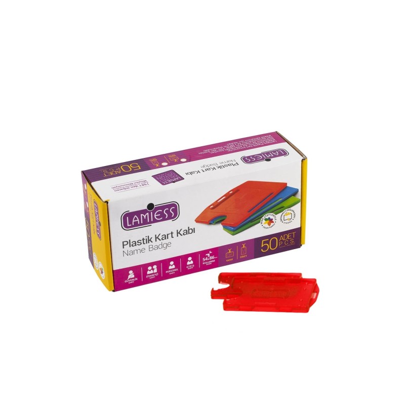 Lamiess  Lms 211 Yatay Dikey Çift Hazneli Kart Kabı Şeffaf Kırmızı 25'Li perpa fiyat Lamiess  Lms 211 Yatay Dikey Çift Hazneli Kart Kabı Şeffaf Kırmızı 25'Li fiyat teklifi al