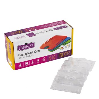 Lamiess  Lms 221 Yatay Kart Kabı 50'Li Lamiess  Lms 221 Yatay Kart Kabı 50'Li