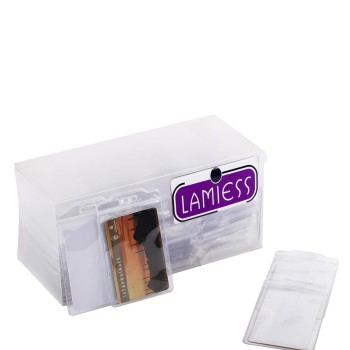 Lamiess  Lms 204 Dikey Pvc Standart Kart Poşeti Şeffaf 100'Lü Lamiess  Lms 204 Dikey Pvc Standart Kart Poşeti Şeffaf 100'Lü