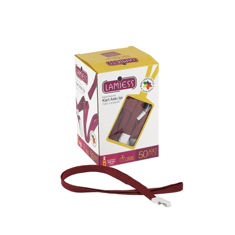Lamiess Kart Askı İpi Plastik Kancalı Bordo 50'Li perpa fiyat Lamiess Kart Askı İpi Plastik Kancalı Bordo 50'Li fiyat teklifi al