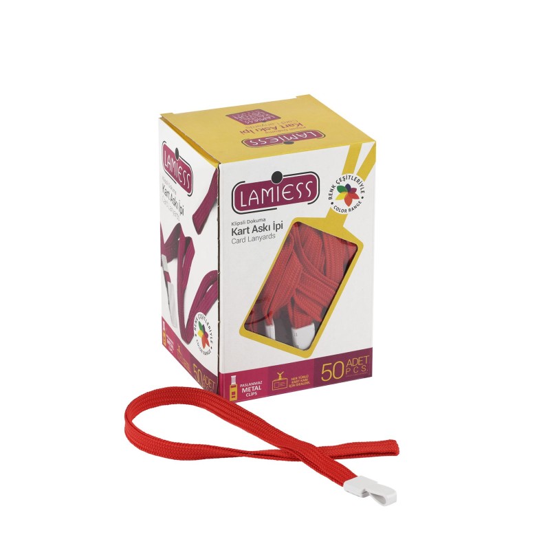 Lamiess Kart Askı İpi Plastik Kancalı Kırmızı  50'Li perpa fiyat Lamiess Kart Askı İpi Plastik Kancalı Kırmızı  50'Li fiyat teklifi al