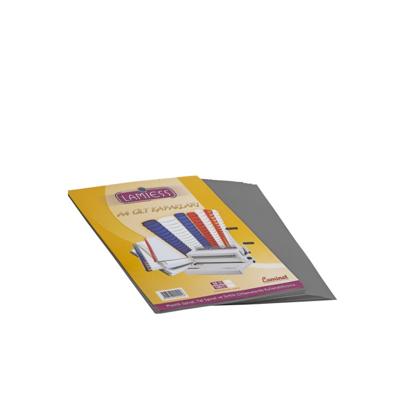 Lamiess  A-4 160 Mıc.Opak Cilt Kapağı Gri 100 'Lü fiyat teklifi al