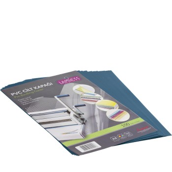 Lamiess  A-4 160 Mıc.Opak Cilt Kapağı Lacivert 100 'Lü