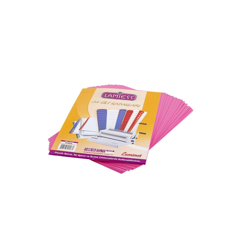 Lamiess  A-4 300 Mıc.Pp Cilt Kapağı Pembe 100 'Lü fiyat teklifi al