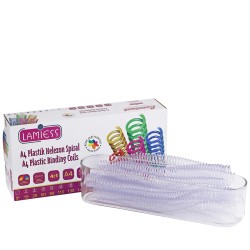 Lamiess  38 Mm 3:1 Helezon Spiral Kırmızı 50 'Li