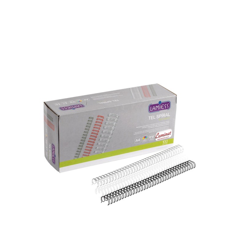 Lamiess  2:1 - 7/8 Tel Spiral Siyah 50'Li fiyat teklifi al