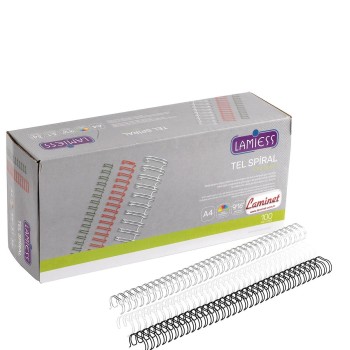 Lamiess  2:1 - 1 1/8 Tel Spiral Beyaz 50'Li