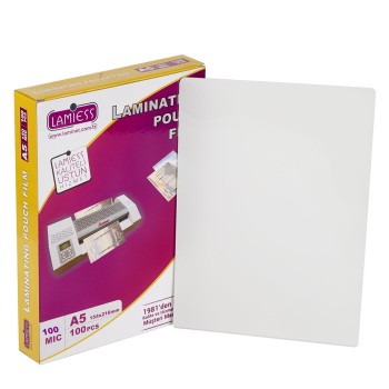 Lamiess  A-5 100 Mıc.Polyester Laminasyon Filmi 100'Lü