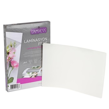 Lamiess  A-4 125 Mıc.Polyester Laminasyon Filmi 100'Lü
