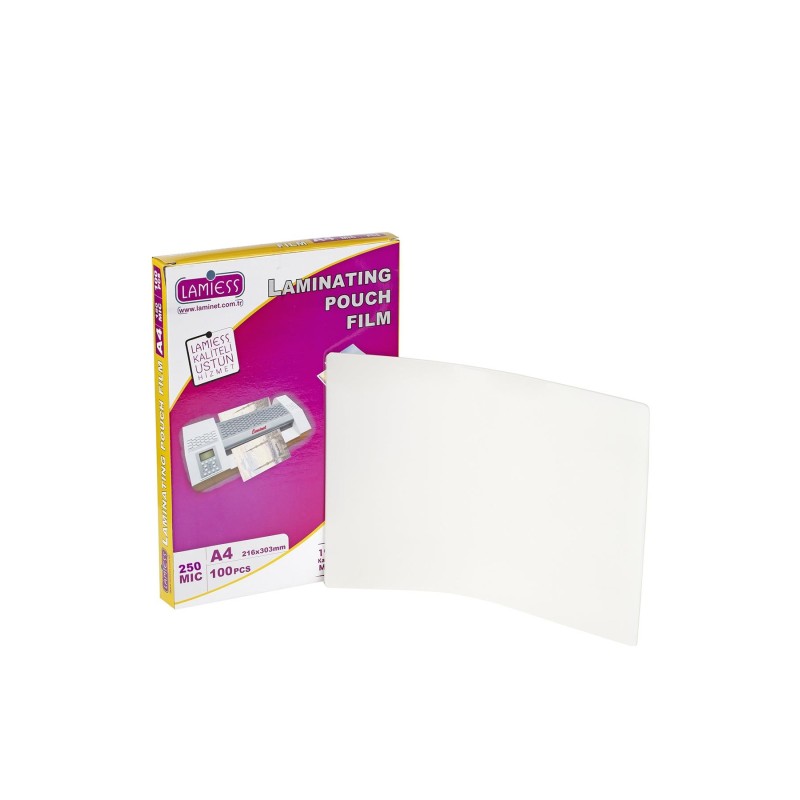 Lamiess  A-4 250 Mıc.Polyester Laminasyon Filmi 100'Lü fiyat teklifi al