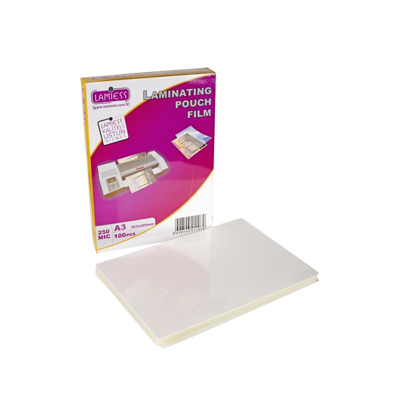 Lamiess  A-3 250 Mıc.Polyester Laminasyon Filmi 100'Lü fiyat teklifi al