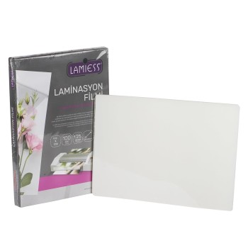 Lamiess 110 X 230 Mm 125 Mıc.Polyester Laminasyon Filmi 100'Lü