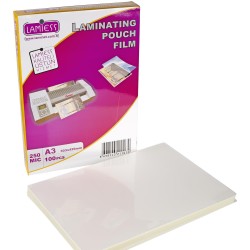 Lamiess  A-3 250 Mıc.Mat Polyester Laminasyon Filmi 100'Lü