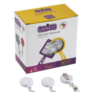 Lamiess Lms 351 Yuvarlak Yoyo Beyaz  50'Li Lamiess Lms 351 Yuvarlak Yoyo Beyaz  50'Li