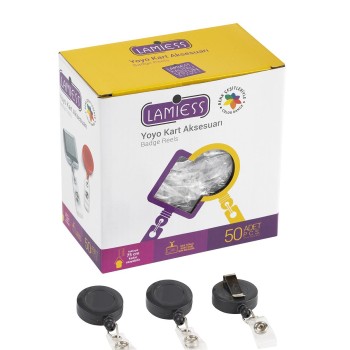 Lamiess Lms 351 Yuvarlak Yoyo Gri  50'Li Lamiess Lms 351 Yuvarlak Yoyo Gri  50'Li