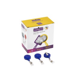 Lamiess Lms 351 Yuvarlak Yoyo Mavi  50'Li