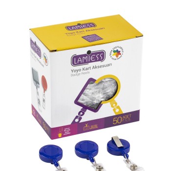 Lamiess Lms 351 Yuvarlak Yoyo Mavi  50'Li Lamiess Lms 351 Yuvarlak Yoyo Mavi  50'Li