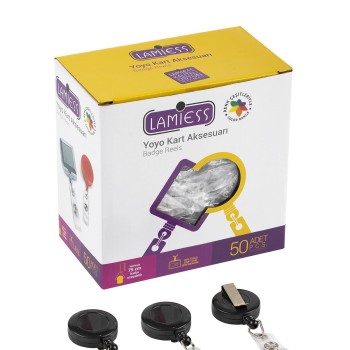 Lamiess Lms 351 Yuvarlak Yoyo Siyah  50'Li Lamiess Lms 351 Yuvarlak Yoyo Siyah  50'Li