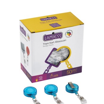 Lamiess Lms 351 Yuvarlak Yoyo Turkuaz  50'Li Lamiess Lms 351 Yuvarlak Yoyo Turkuaz  50'Li