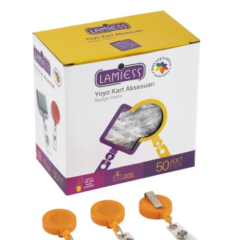 Lamiess Lms 351 Yuvarlak Yoyo Turuncu  50'Li Lamiess Lms 351 Yuvarlak Yoyo Turuncu  50'Li