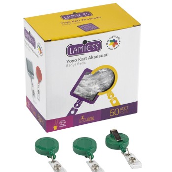 Lamiess Lms 351 Yuvarlak Yoyo Yeşil  50'Li Lamiess Lms 351 Yuvarlak Yoyo Yeşil  50'Li