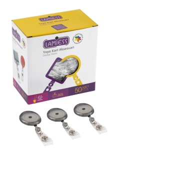 Lamiess Lms 351 Yuvarlak Yoyo Şeffaf  50'Li Lamiess Lms 351 Yuvarlak Yoyo Şeffaf  50'Li