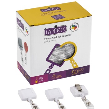 Lamiess Lms 363 Kare Yoyo Beyaz 50'Li Lamiess Lms 363 Kare Yoyo Beyaz 50'Li