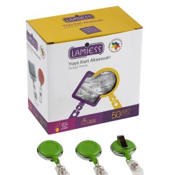 Lamiess Lms 378 Çelik Bordürlü Yuvarlak Yoyo Yeşil  50'Li