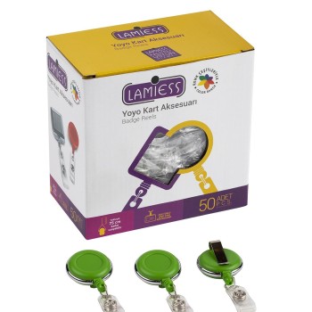 Lamiess Lms 378 Çelik Bordürlü Yuvarlak Yoyo Yeşil  50'Li Lamiess Lms 378 Çelik Bordürlü Yuvarlak Yoyo Yeşil  50'Li