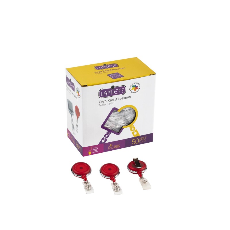 Lamiess Lms 378 Çelik Bordürlü Yuvarlak Yoyo Şeffaf Kırmızı  50'Li perpa fiyat Lamiess Lms 378 Çelik Bordürlü Yuvarlak Yoyo Şeffaf Kırmızı  50'Li fiyat teklifi al