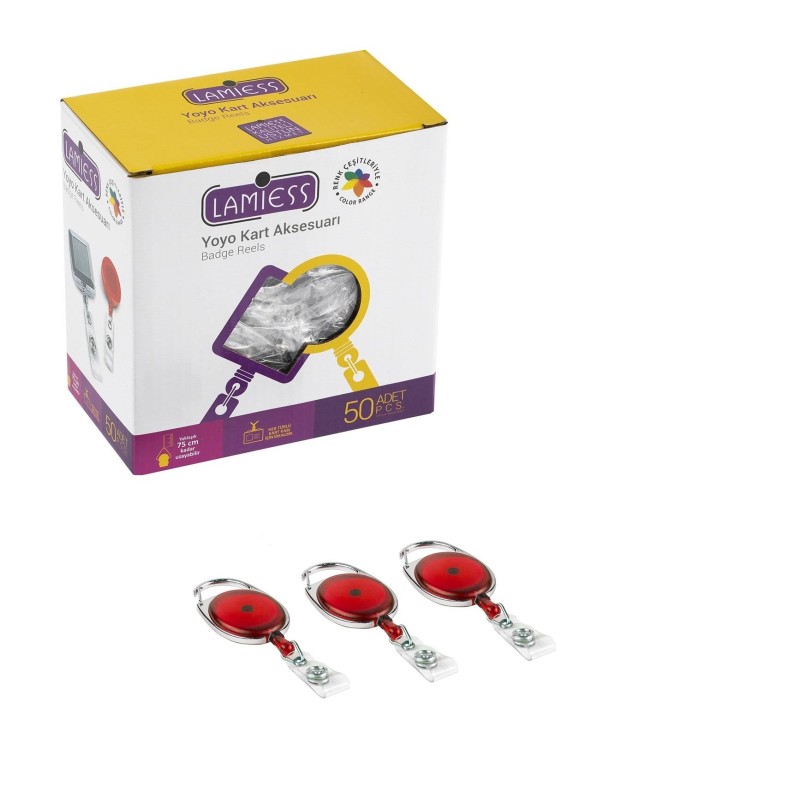 Lamiess Lms 154 Çelik Bordürlü Oval Yoyo Şeffaf Kırmızı  50'Li perpa fiyat Lamiess Lms 154 Çelik Bordürlü Oval Yoyo Şeffaf Kırmızı  50'Li fiyat teklifi al