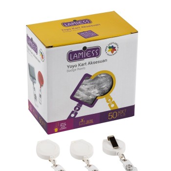 Lamiess Lms 340 Kt Yuvarlak Yoyo Beyaz  50'Li Lamiess Lms 340 Kt Yuvarlak Yoyo Beyaz  50'Li