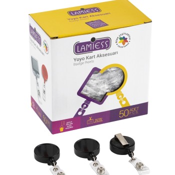 Lamiess Lms 328 Yuvarlak Büyük Yoyo Siyah  50'Li Lamiess Lms 328 Yuvarlak Büyük Yoyo Siyah  50'Li